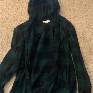 TNA flannel with hood